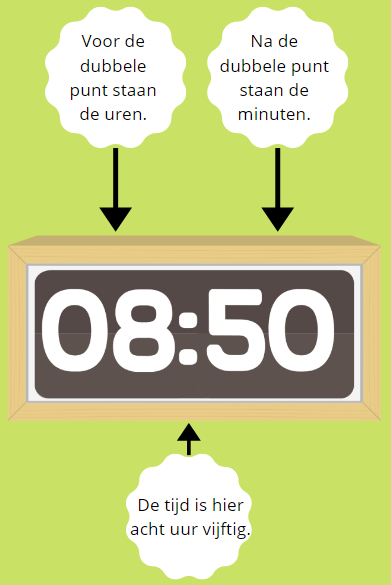 anders zonsopkomst Ontwaken Digitale klok oefenen bij rekenen.nl